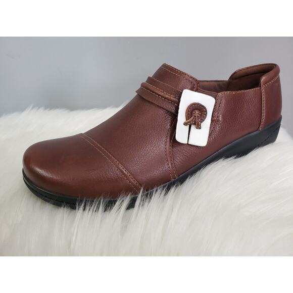 NEW WITHOUT BOX Clarks‎ Women's Cheyn Madi Brown Tan Tumbleweed - Picture 2 of 7